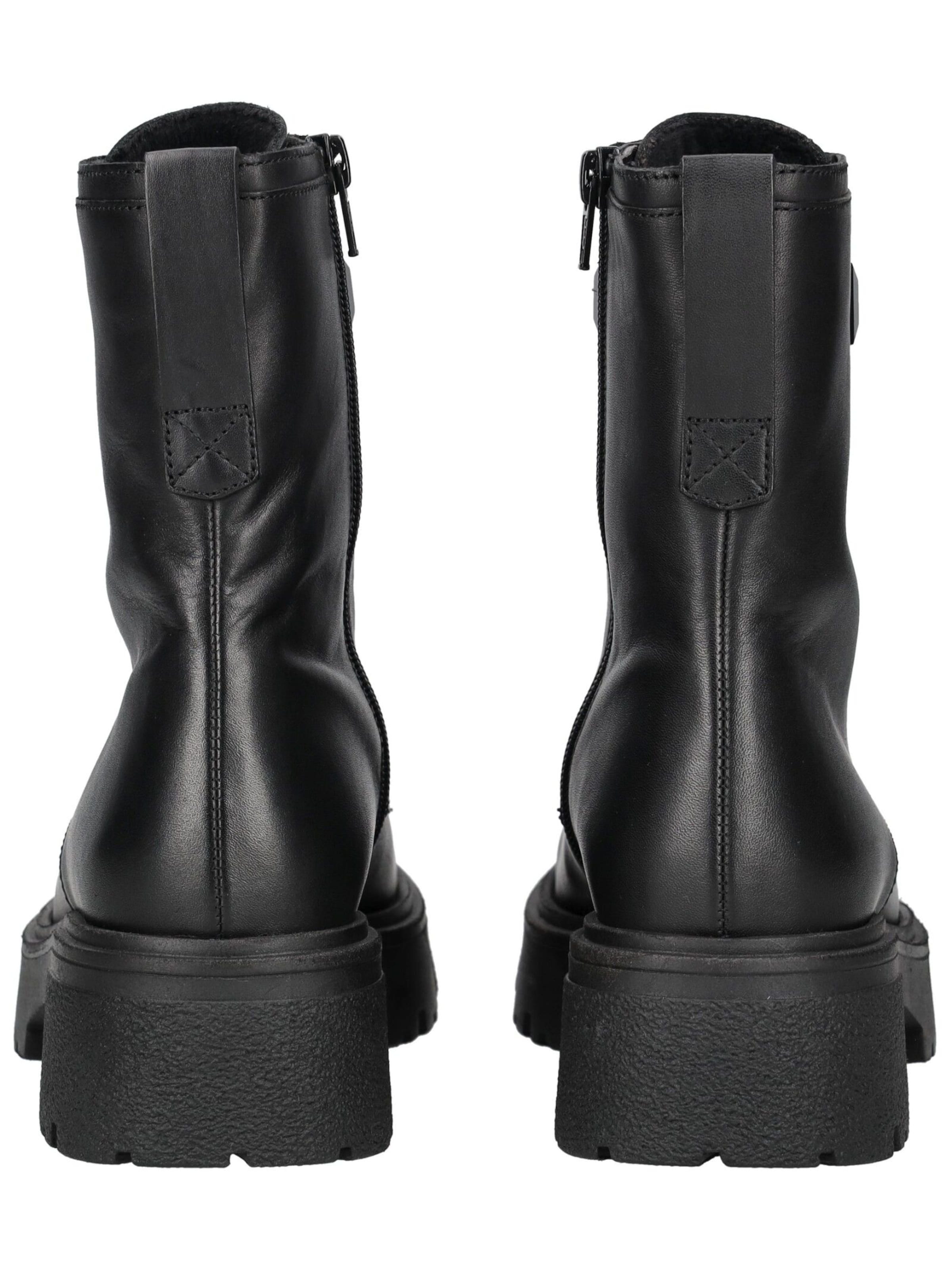 GABOR Šnurovacie členkové čižmy - Čierna