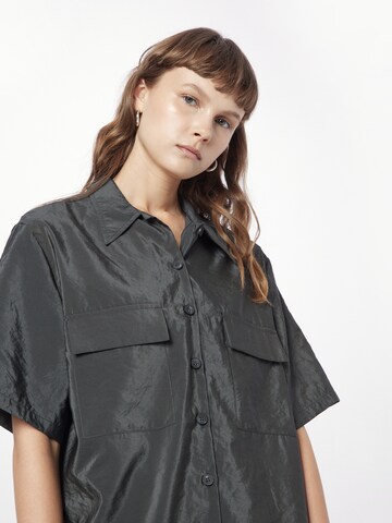 TOPSHOP Bluse in Grau