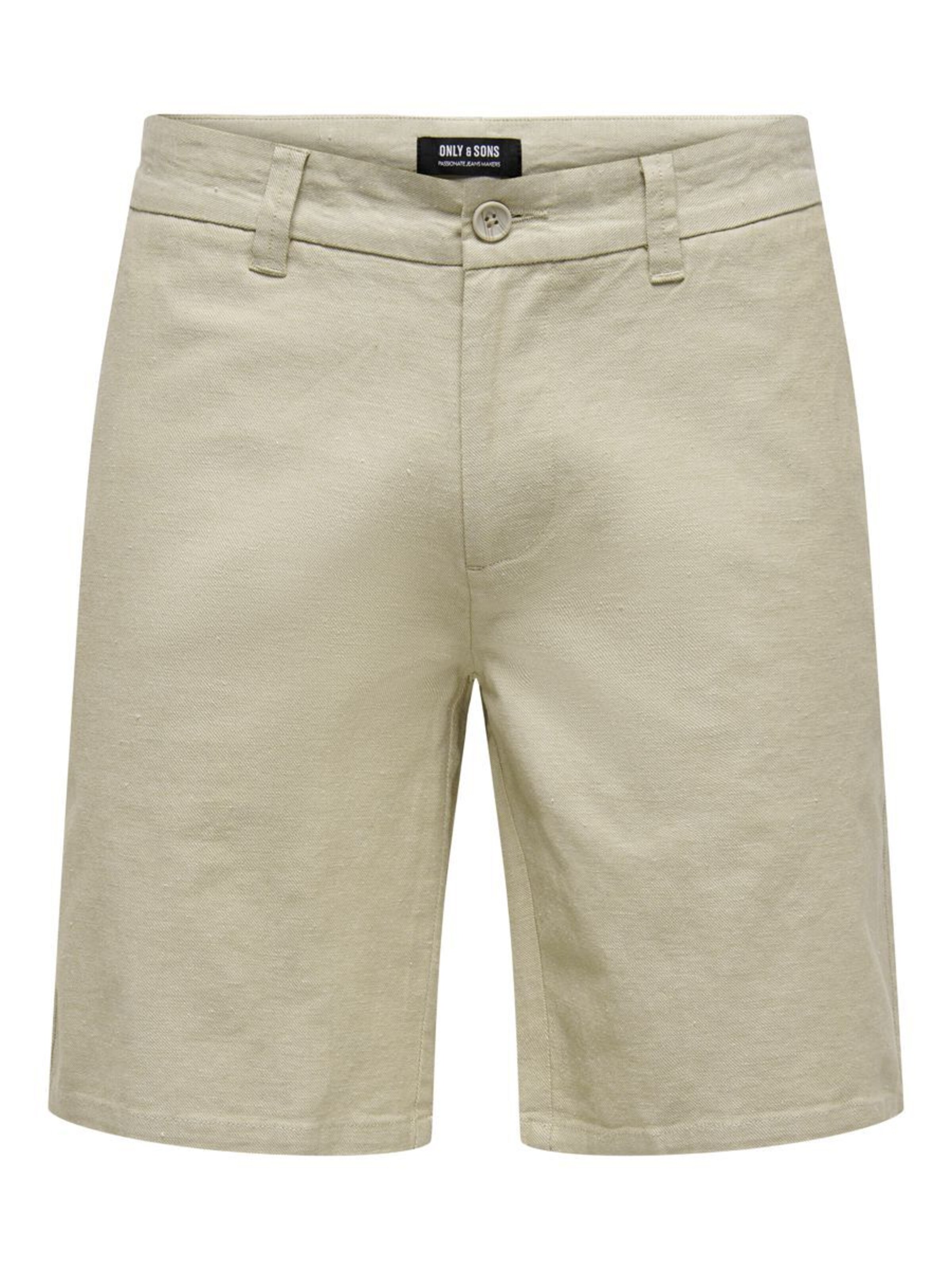 smėlio Only & Sons „Chino“ stiliaus kelnės 'ONSMark': priekis