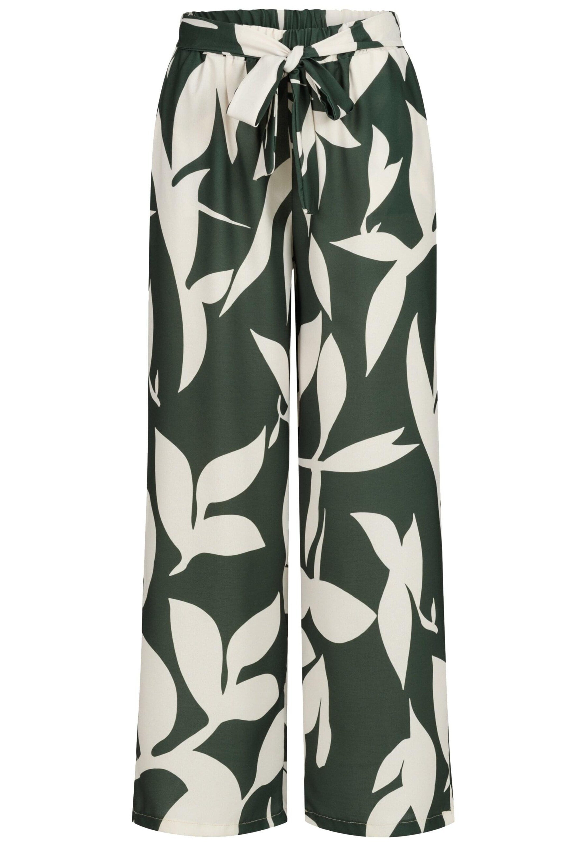 Cloud5ive Wide Leg Hose in Grün: Vorderseite