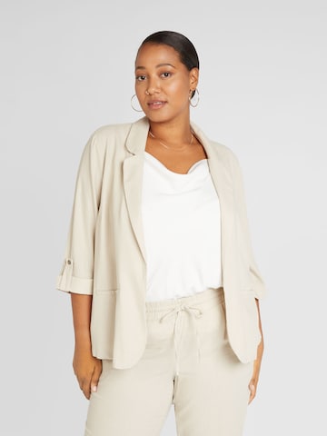 Vero Moda Curve Blazer 'Jesmilo' in Weiß: predná strana