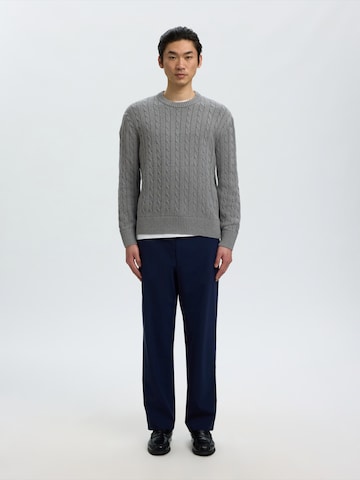 SELECTED - Jersey 'SLMBRAUN' en gris