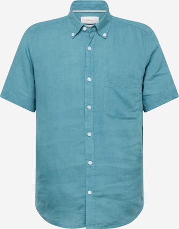 Chemise s.Oliver en bleu : devant