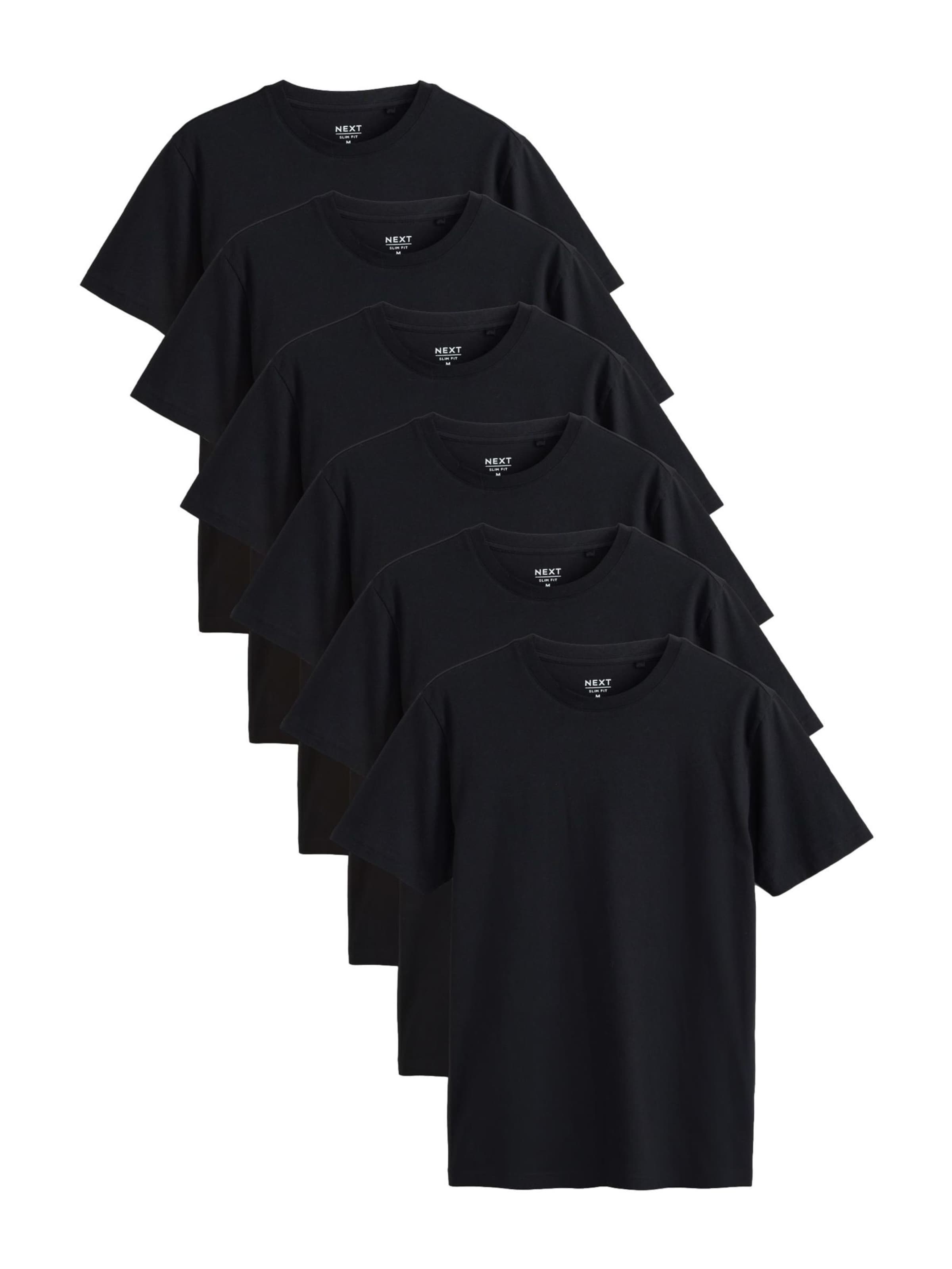 Next T-Shirt 'Essential' in XS in schwarz, Produktansicht