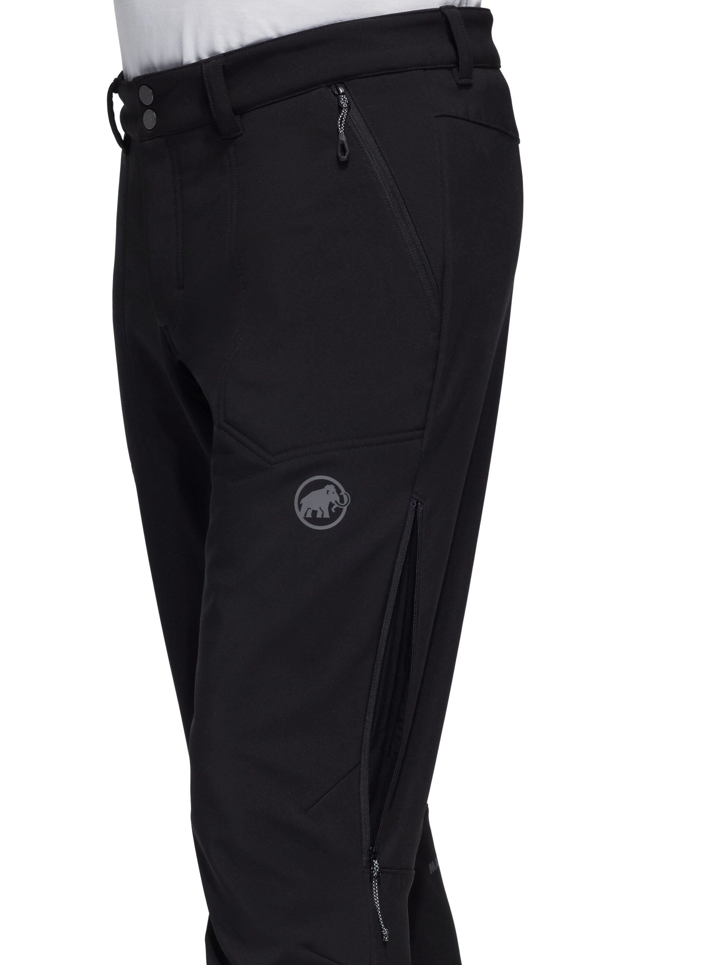 MAMMUT Regular Outdoor Pants in Black