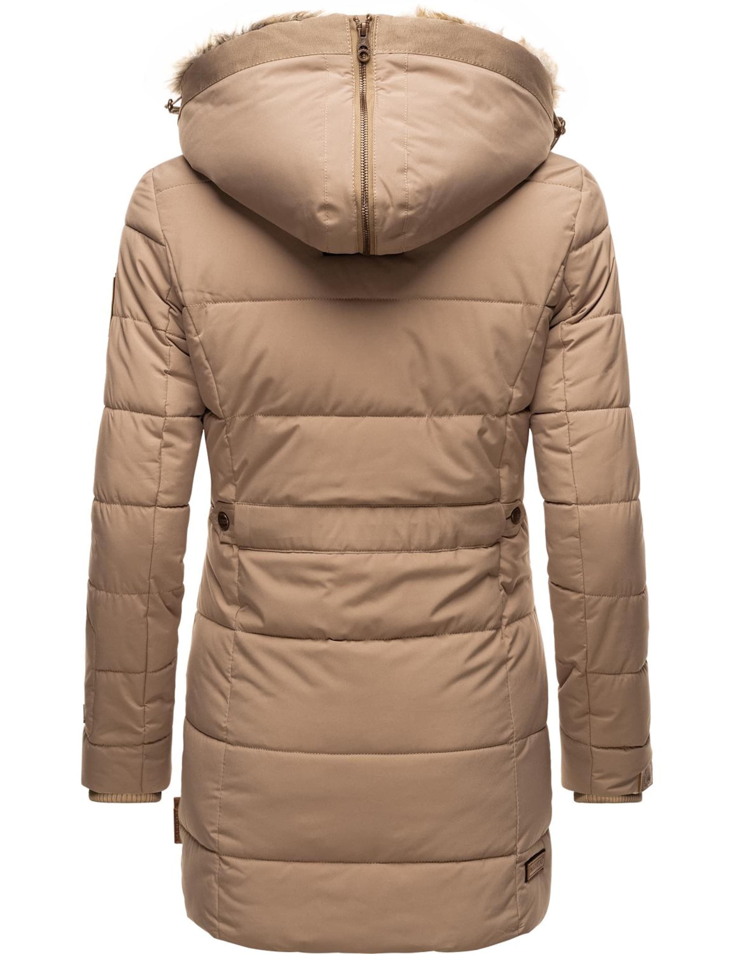 Pernella insulated jacket toffee top