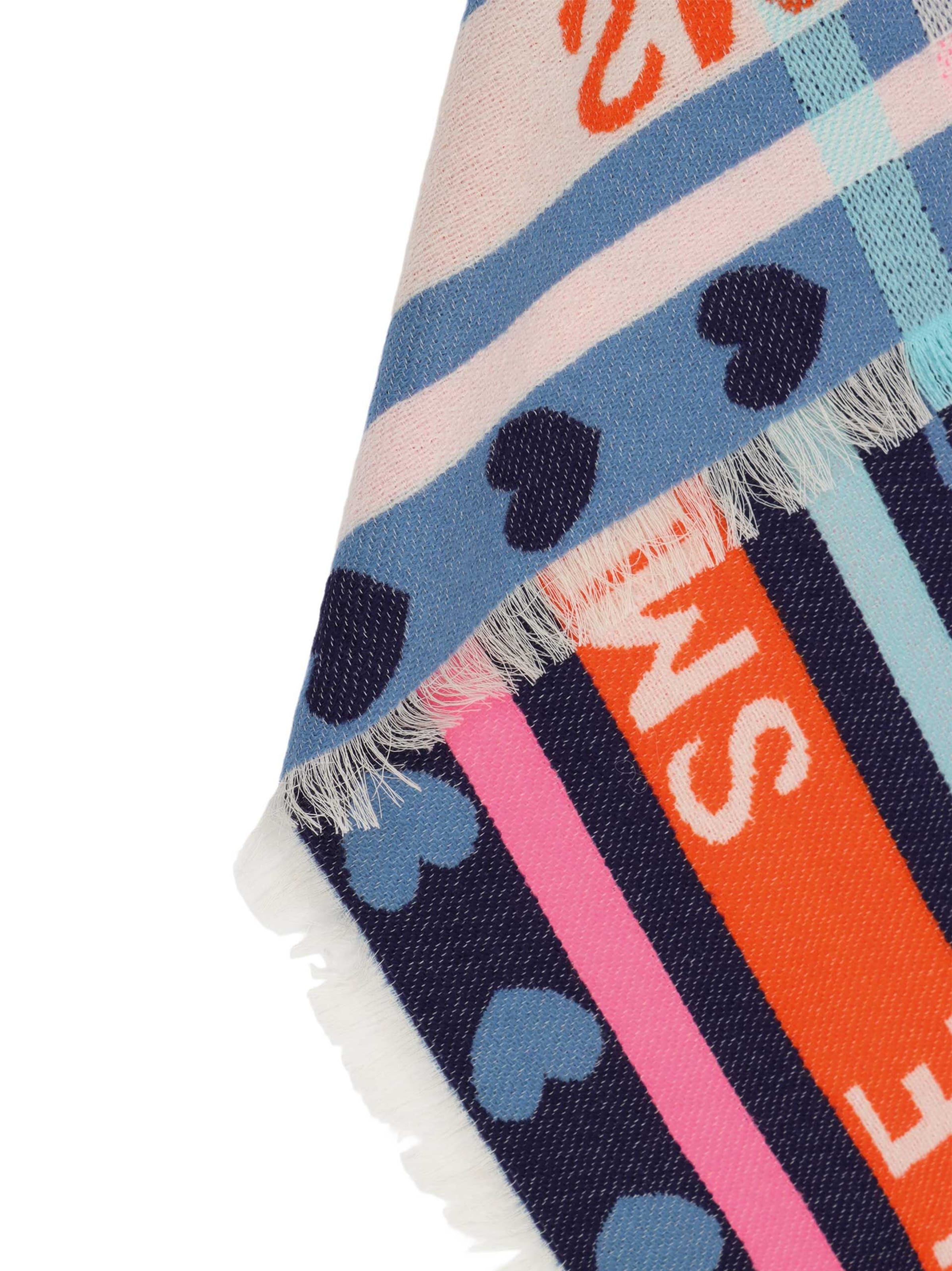 SAMAYA Tuch 'Smiley' in Blau