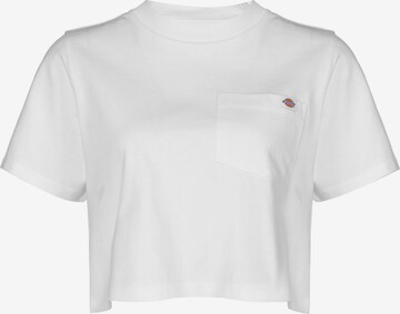 T-shirt DICKIES en blanc : devant