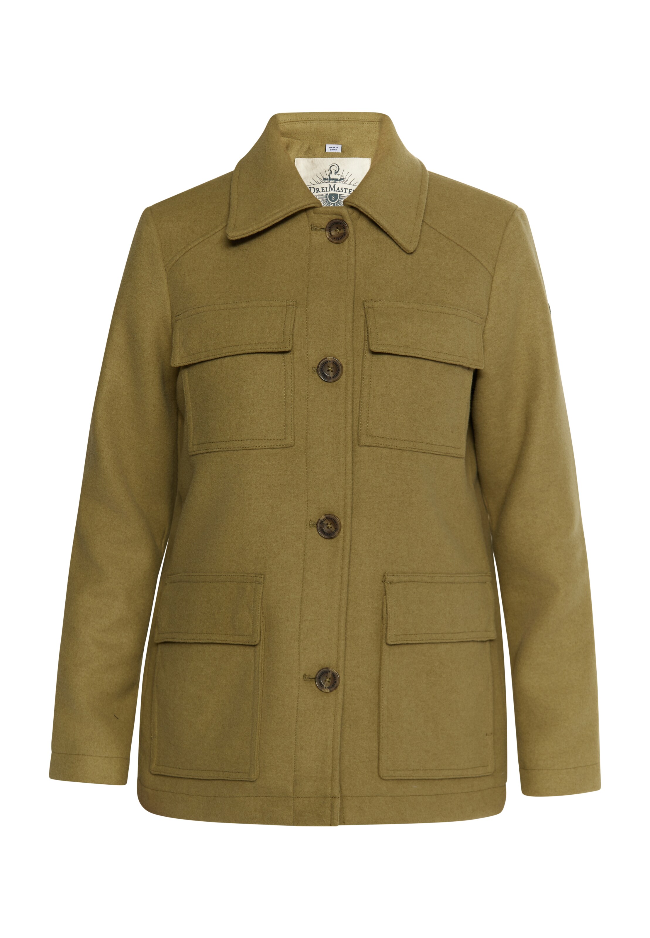 Veste mi-saison DreiMaster Vintage en vert : devant