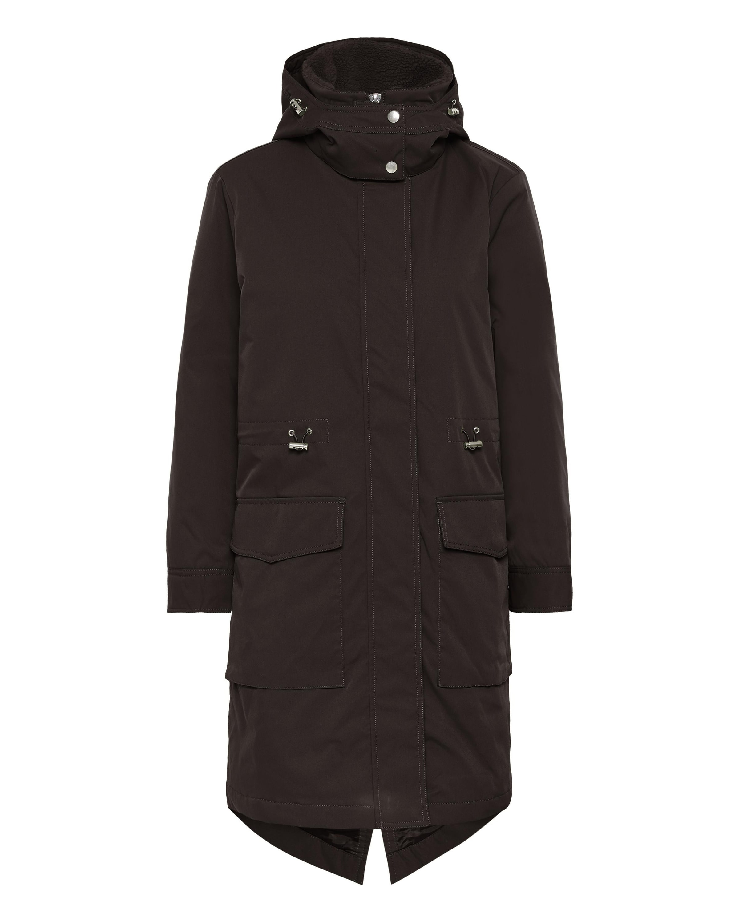 Part Two Winter Parka in XS in Mocha, Item view