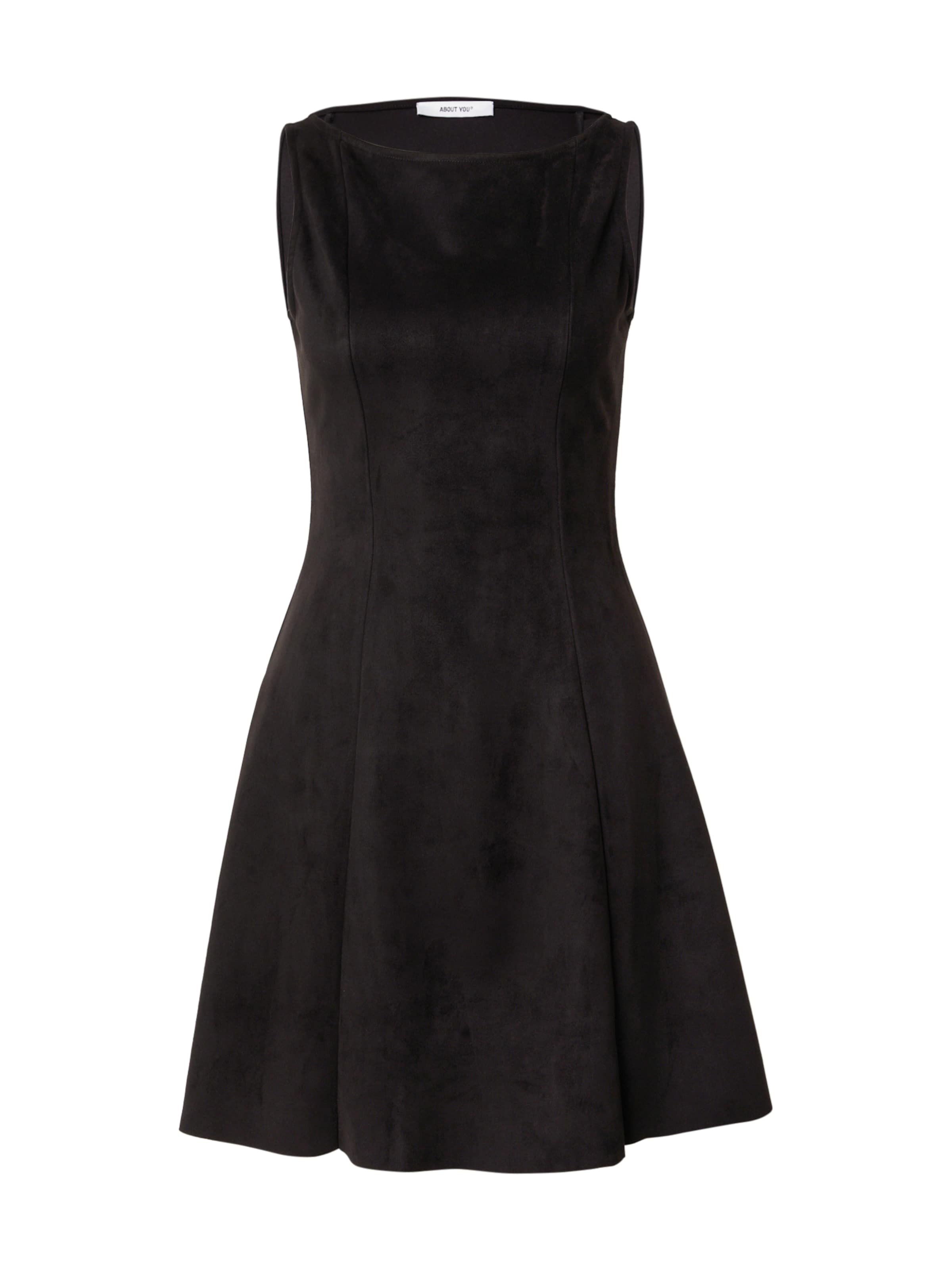 Robe 'Liz' ABOUT YOU en noir : devant