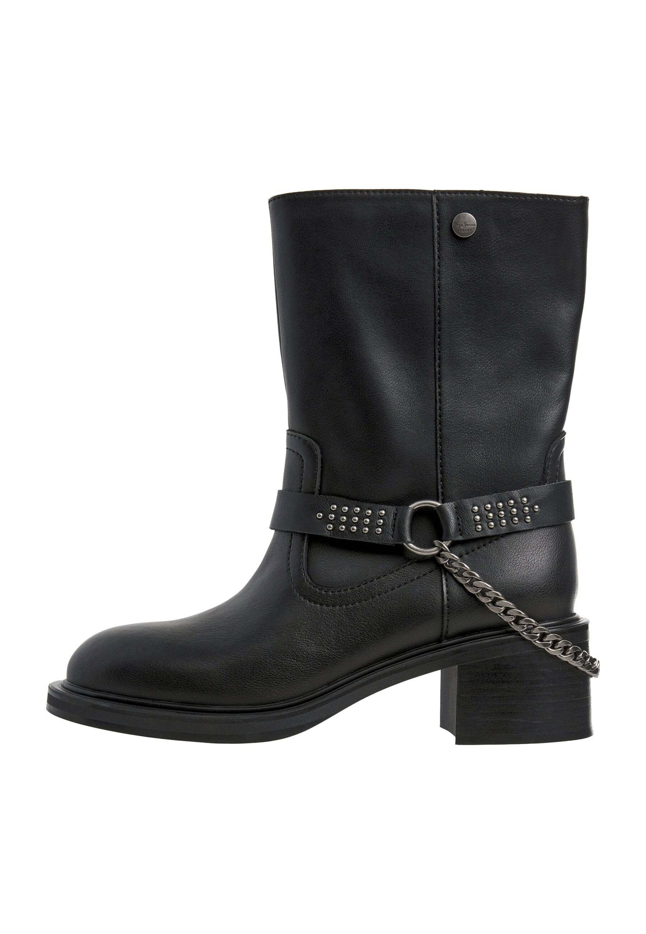 Boots 'Stella  West' Pepe Jeans en noir : devant