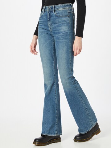 G-Star RAW Flared Jeans i blå: framsida