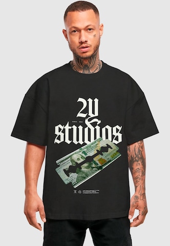 2Y Studios Shirt in Schwarz: Vorderseite