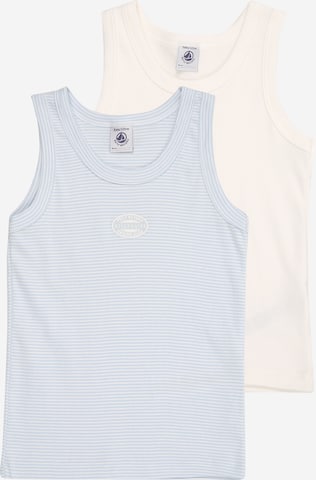 mėlyna PETIT BATEAU Apatiniai marškinėliai: priekis