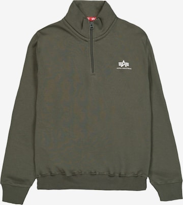 ALPHA INDUSTRIES Sweatshirt in Grün: Vorderseite