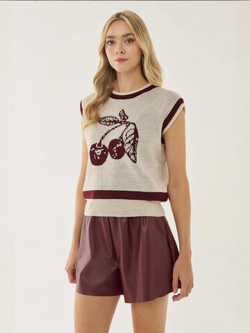 Pull-over Hiccup en beige