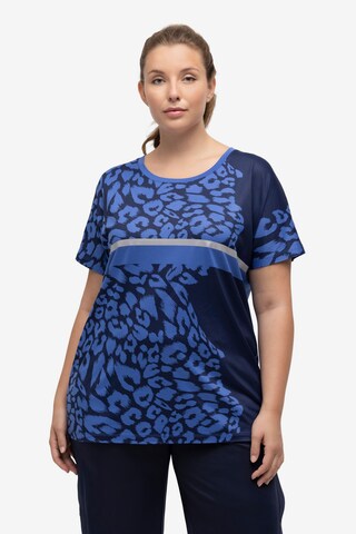 Ulla Popken Shirt in Blauw: voorkant