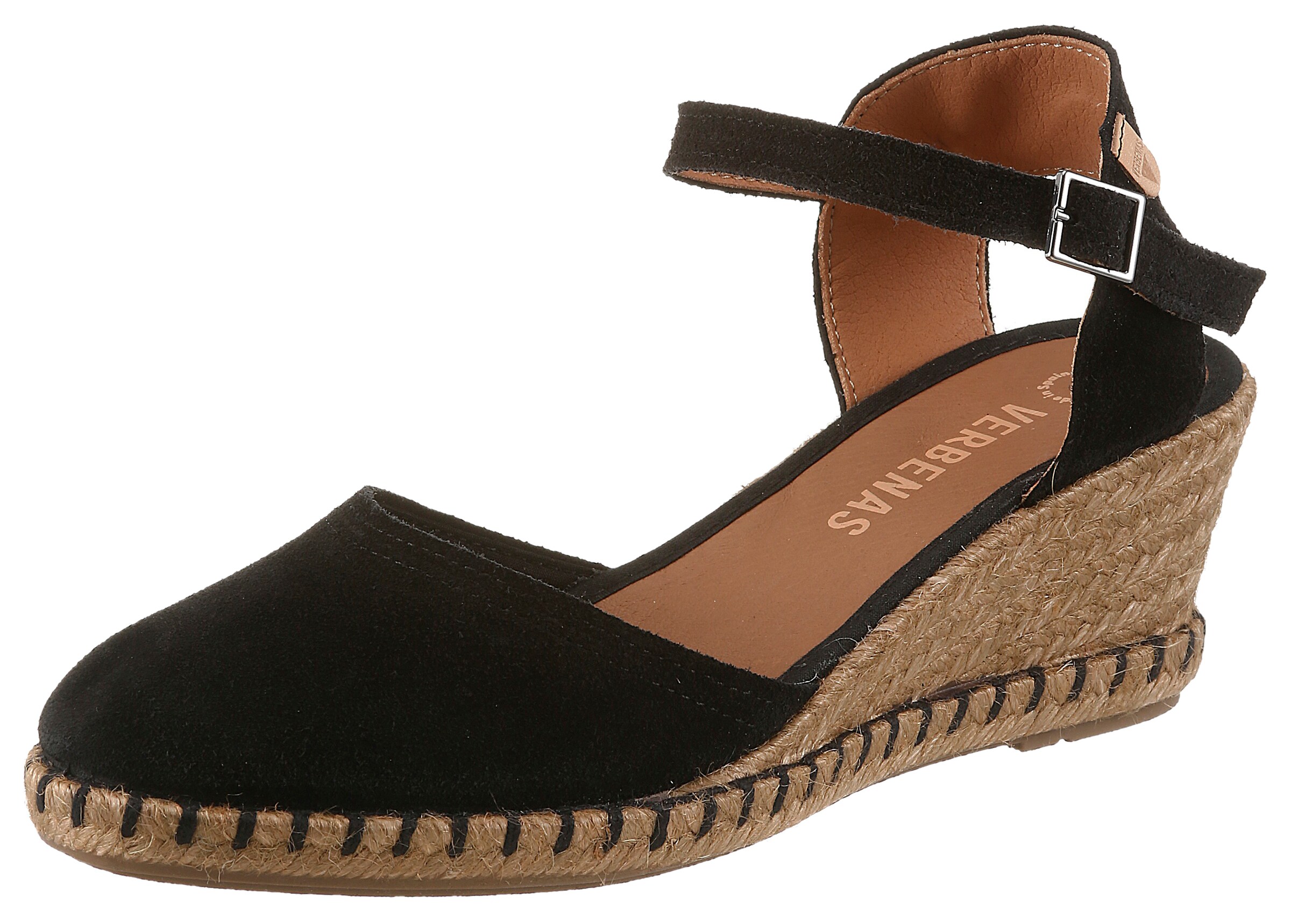 VERBENAS Slingpumps in Schwarz: Vorderseite