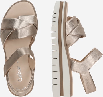 GABOR Sandals in Gold