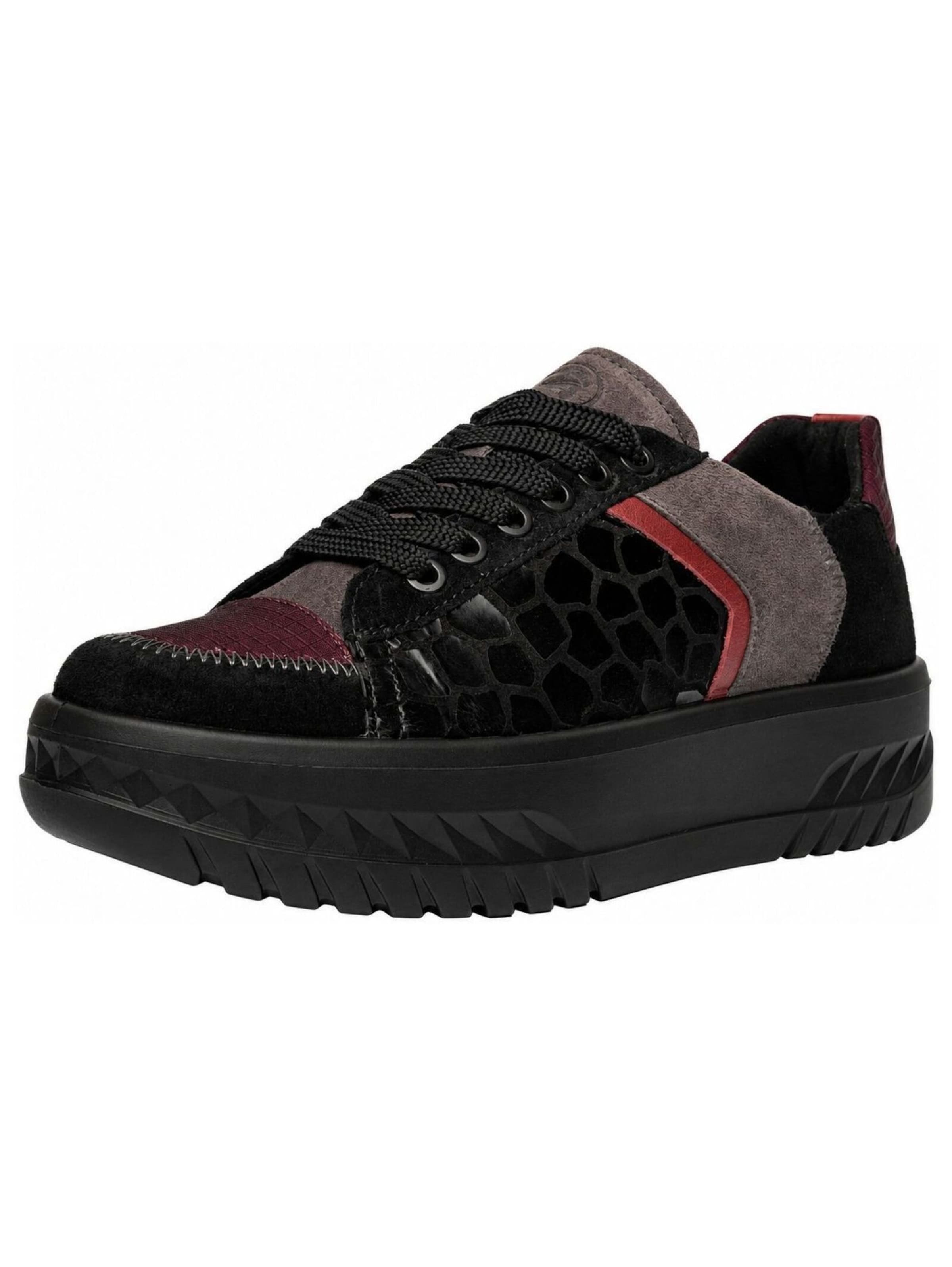 Baskets basses ARA en noir : devant