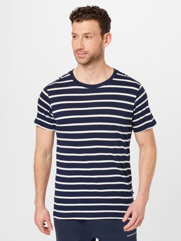 By Garment Makers T-shirt 'Fabian' i blå: framsida