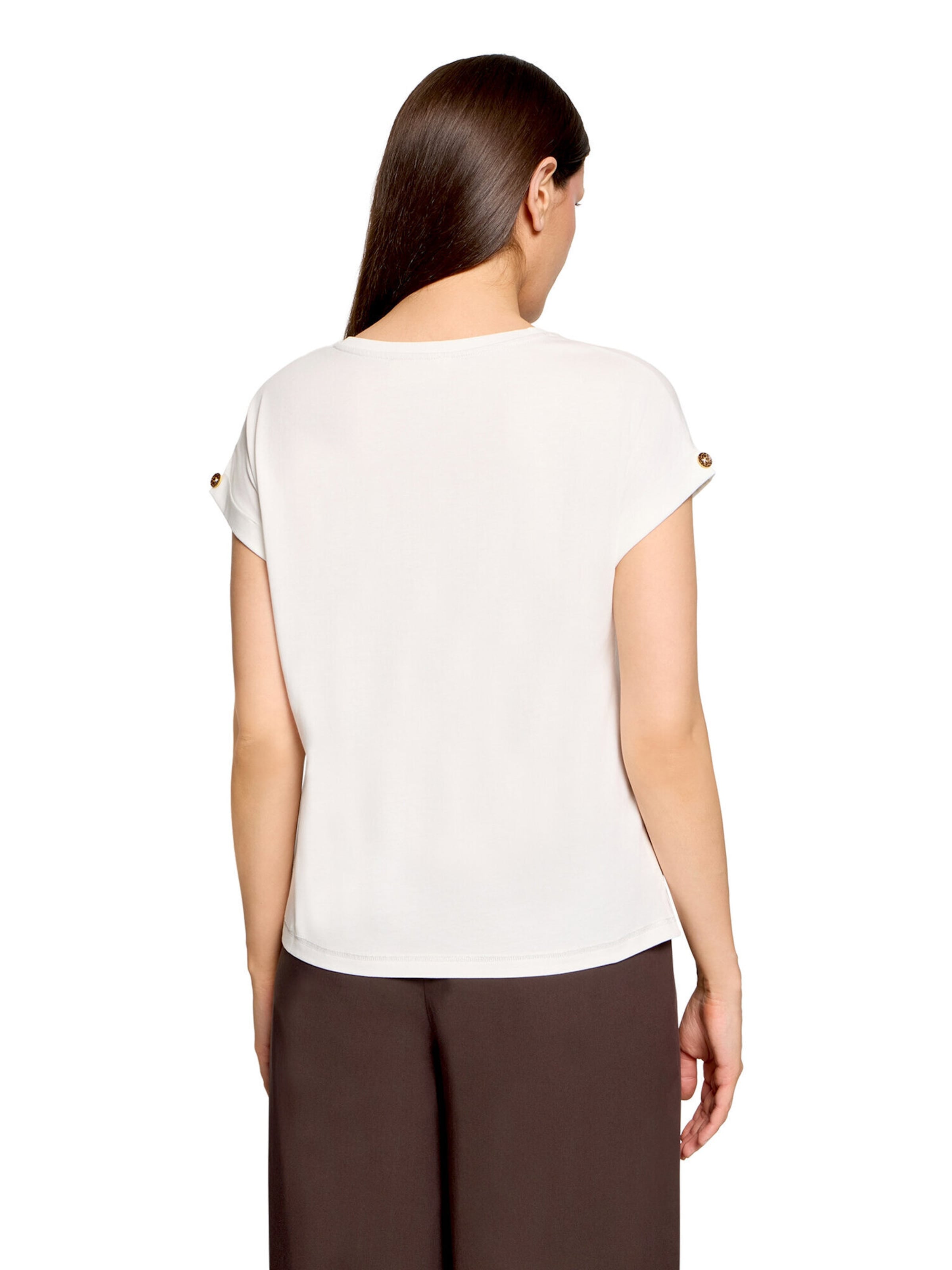 T-shirt Cartoon en blanc