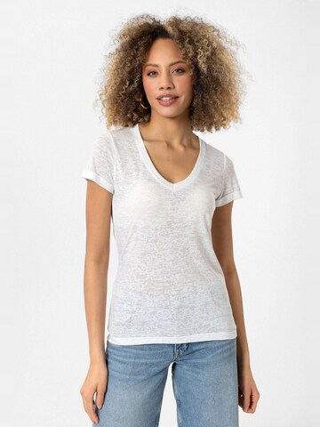 T-shirt Williot en blanc : devant