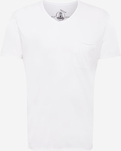 Herrlicher Shirt 'Robby' in hellgrau / weiß, Produktansicht