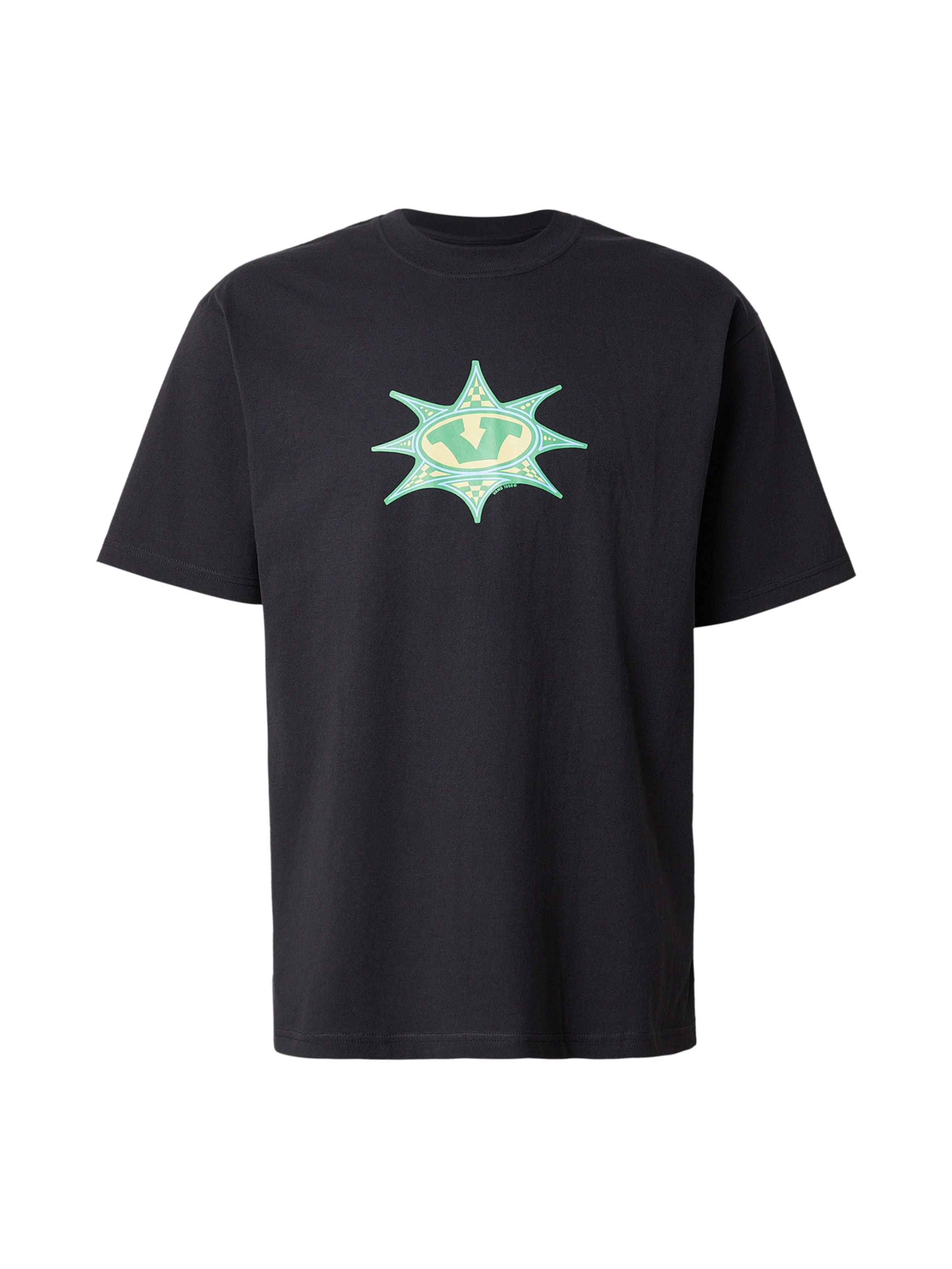 T-Shirt 'Star Checker' VANS en noir : devant