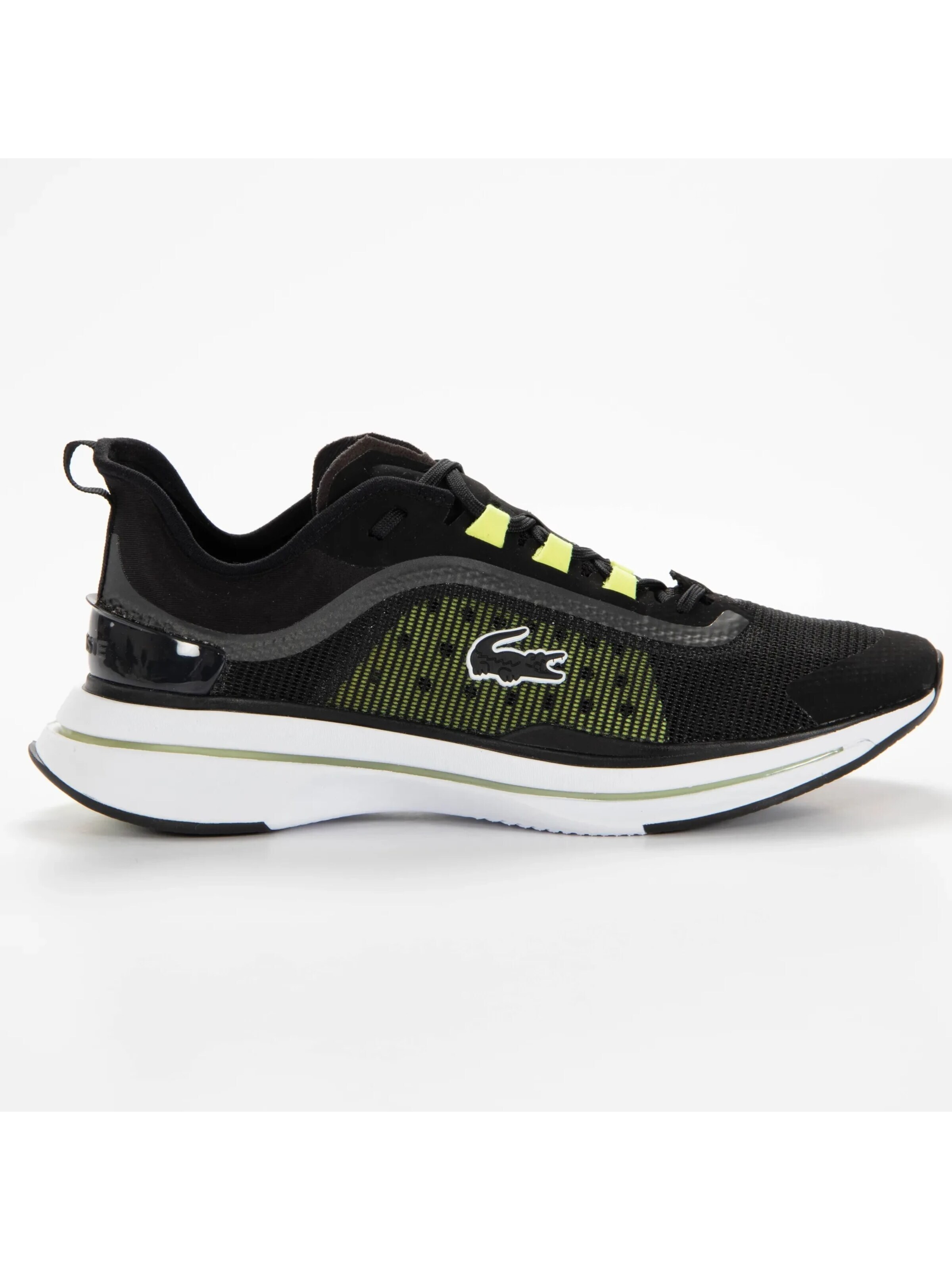 LACOSTE Lace-Up Shoes 'run spin ultra 0921' in Black: front