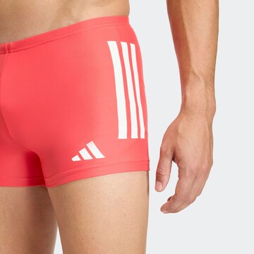 ADIDAS PERFORMANCE Athletic Swim Trunks in Orange