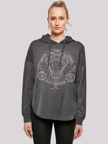 F4NT4STIC Sweatshirt 'Harry Potter Slytherin Seal' in Grey: front