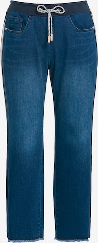 Ulla Popken Regular Jeans in Blauw: voorkant