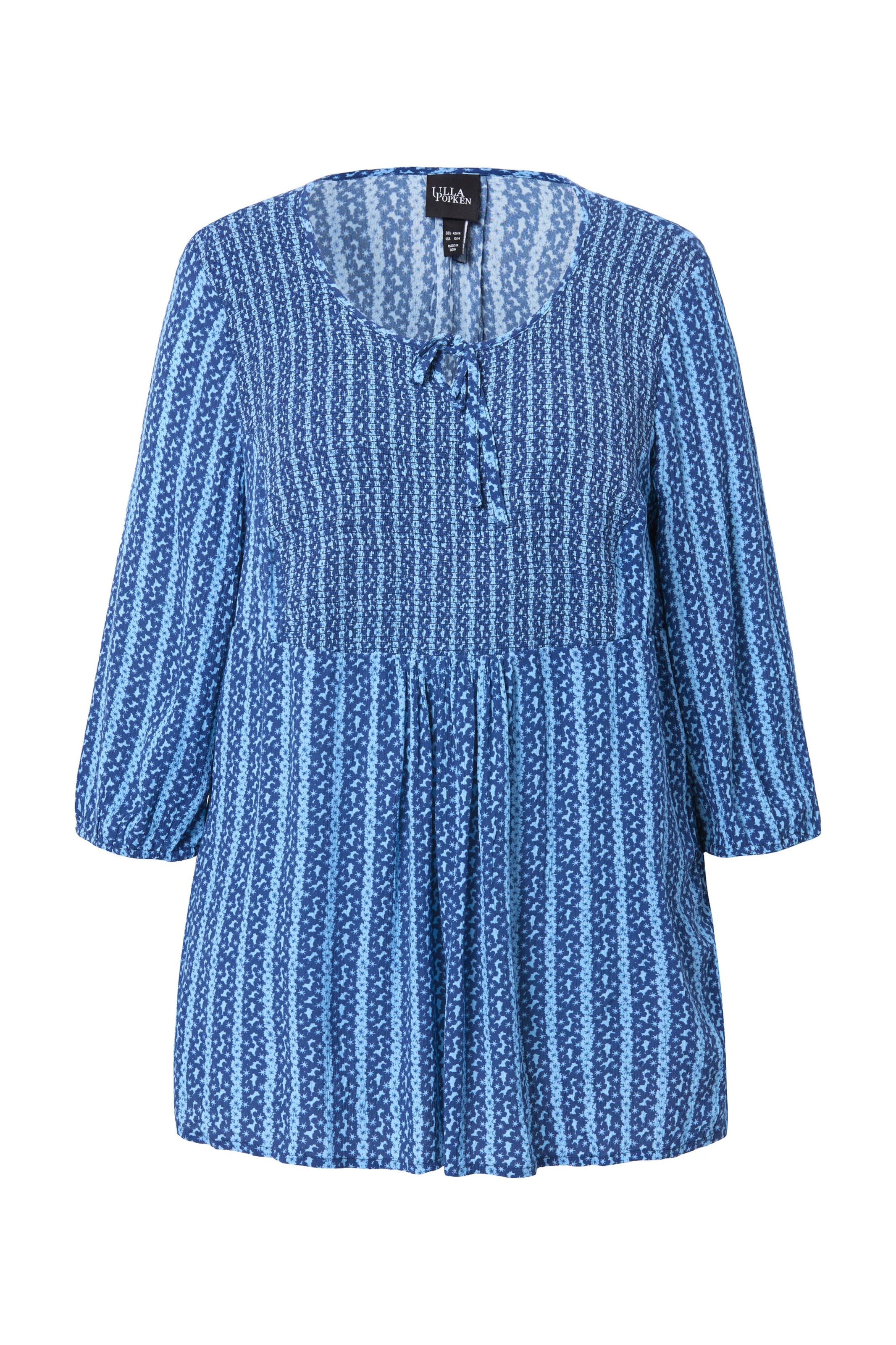 Ulla Popken Tuniek in Blauw: voorkant