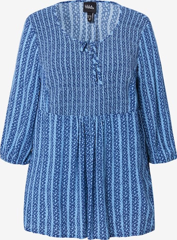Ulla Popken Tuniek in Blauw: voorkant