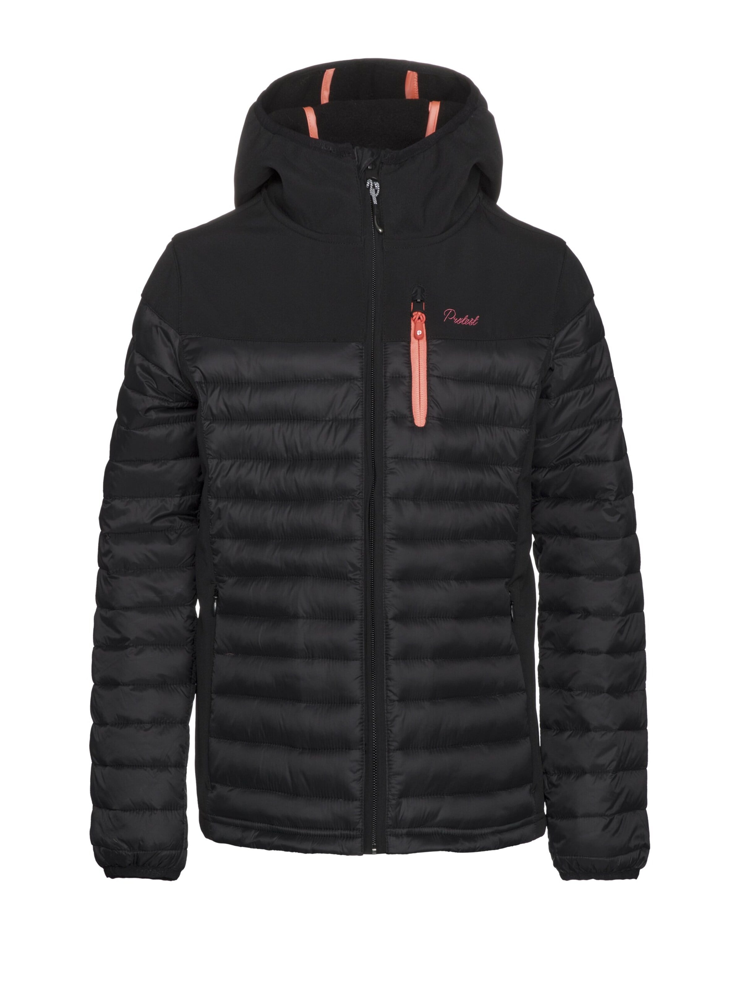 PROTEST Winter jacket 'PARINI JR' in Black: front