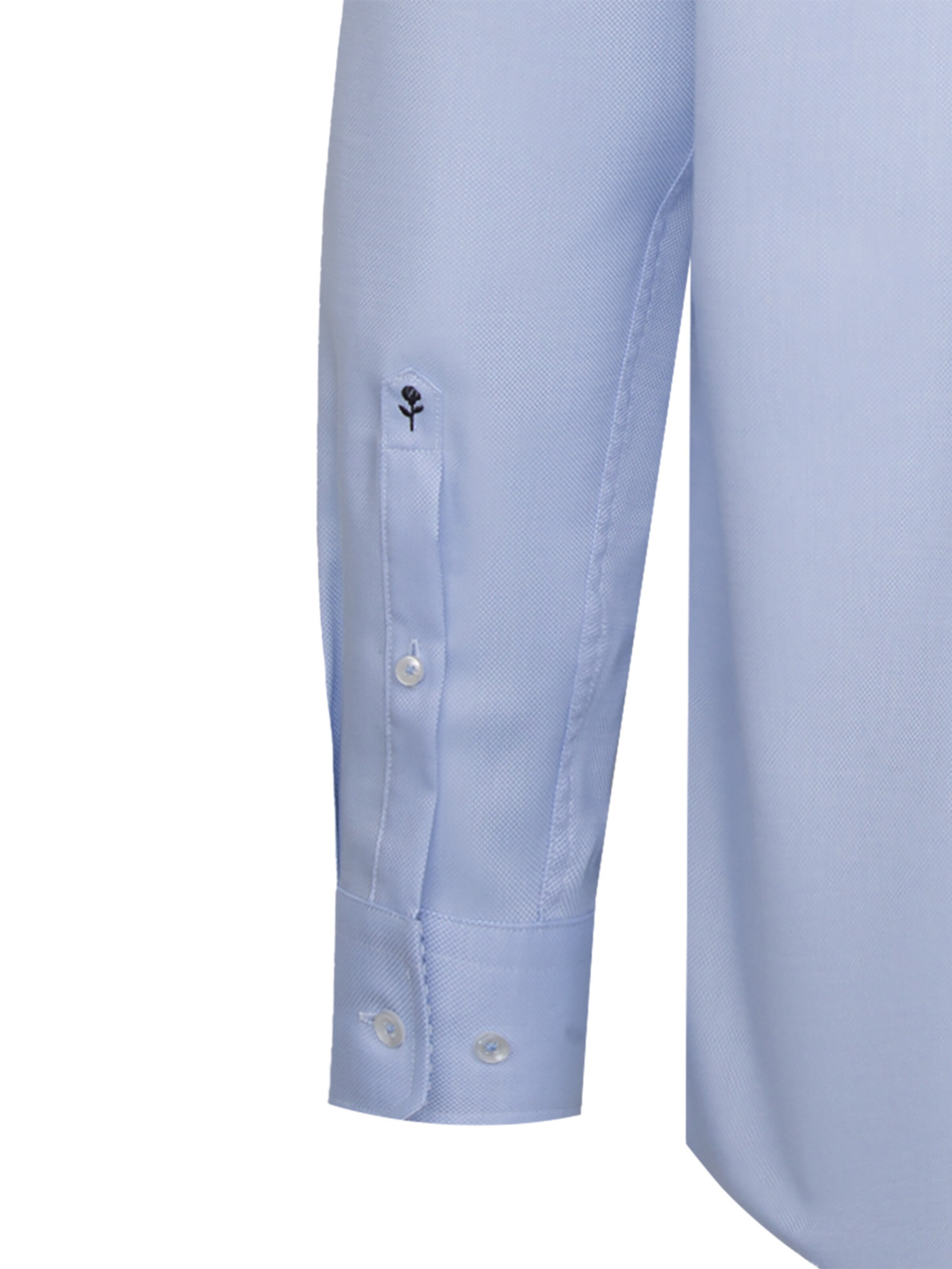 Coupe regular Chemise business 'Schwarze Rose' SEIDENSTICKER en bleu