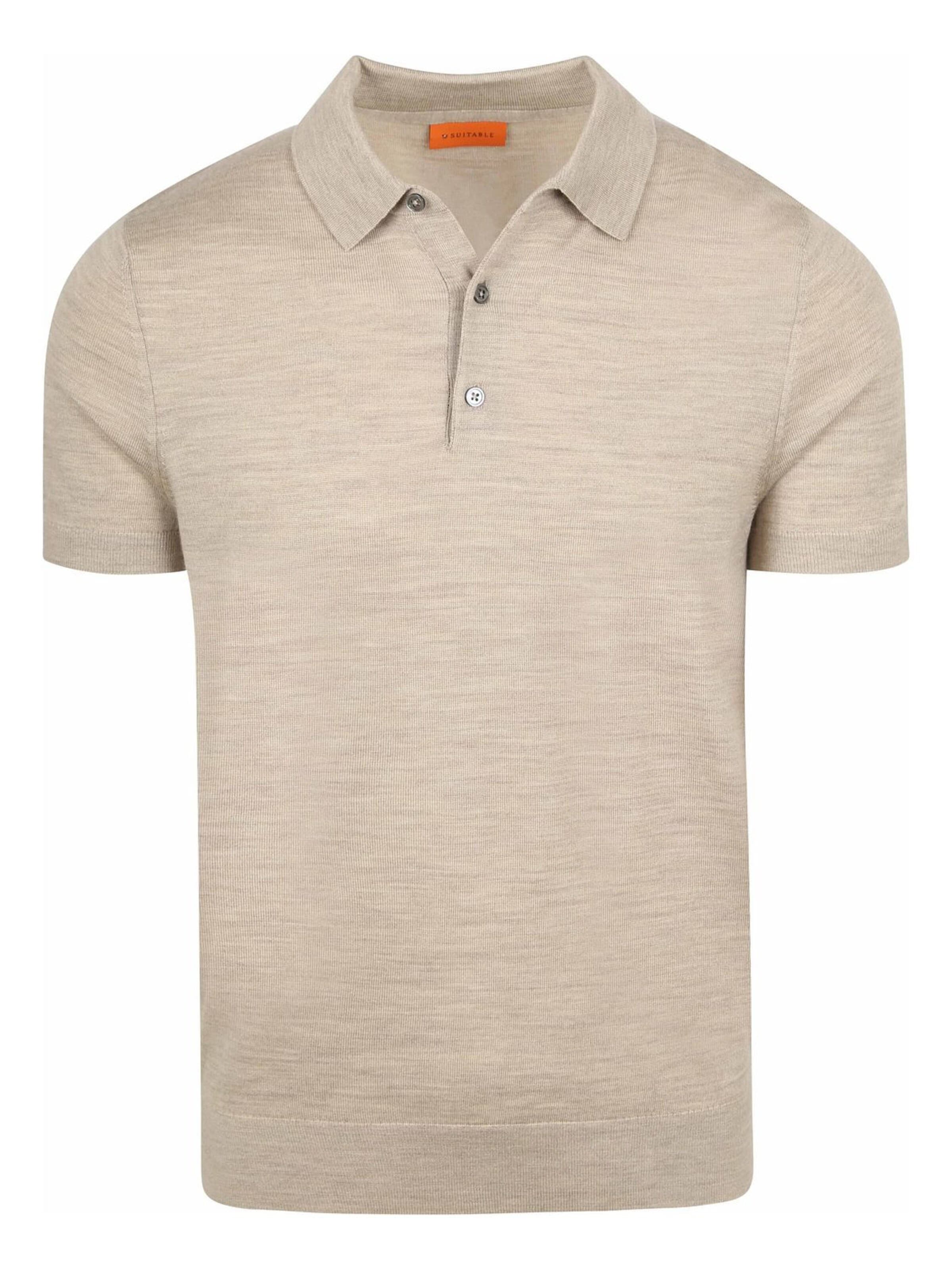Suitable Shirt in Beige: front