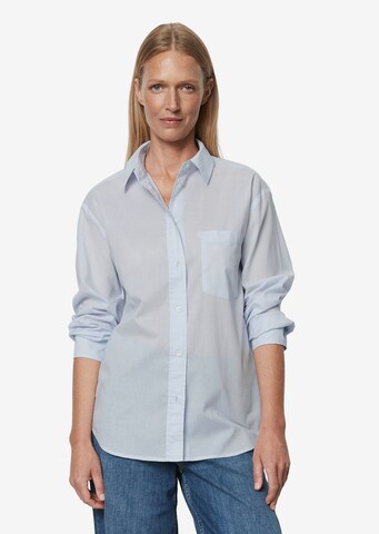 Marc O'Polo Blouse in Blauw: voorkant