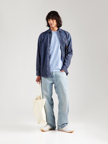 Lyle & Scott Футболка 'Heather' в Синий