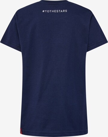 T-Shirt fonctionnel Hummel en bleu