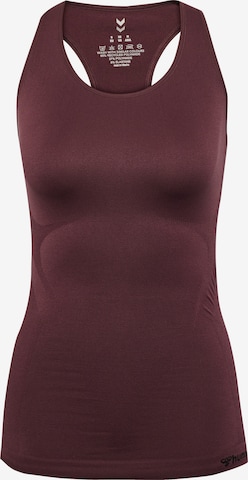 Hummel Sports top 'Tif' in Brown: front