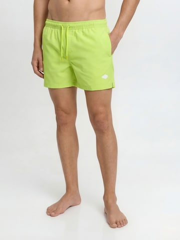Shorts de bain 'JPSTMaui Tropic' JACK & JONES en vert : devant