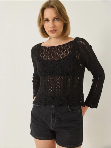 Bianco Lucci Pullover in Schwarz