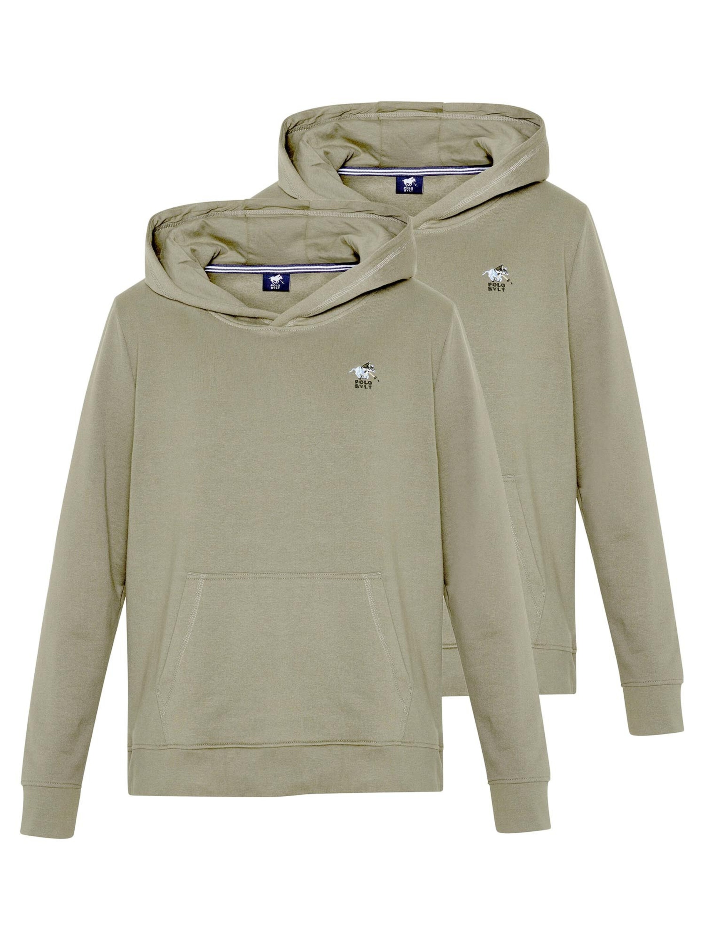 Polo Sylt Sweatshirt 'Basic' in Green: front