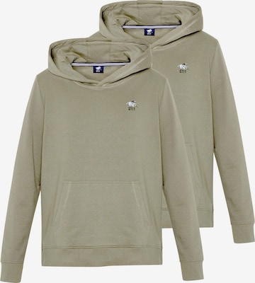 Polo Sylt Sweatshirt 'Basic' in Grün: Vorderseite