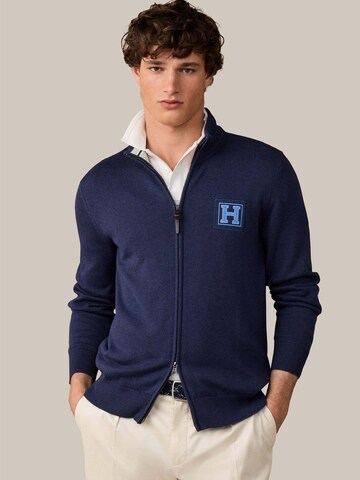 Hackett London Gebreid vest in Blauw