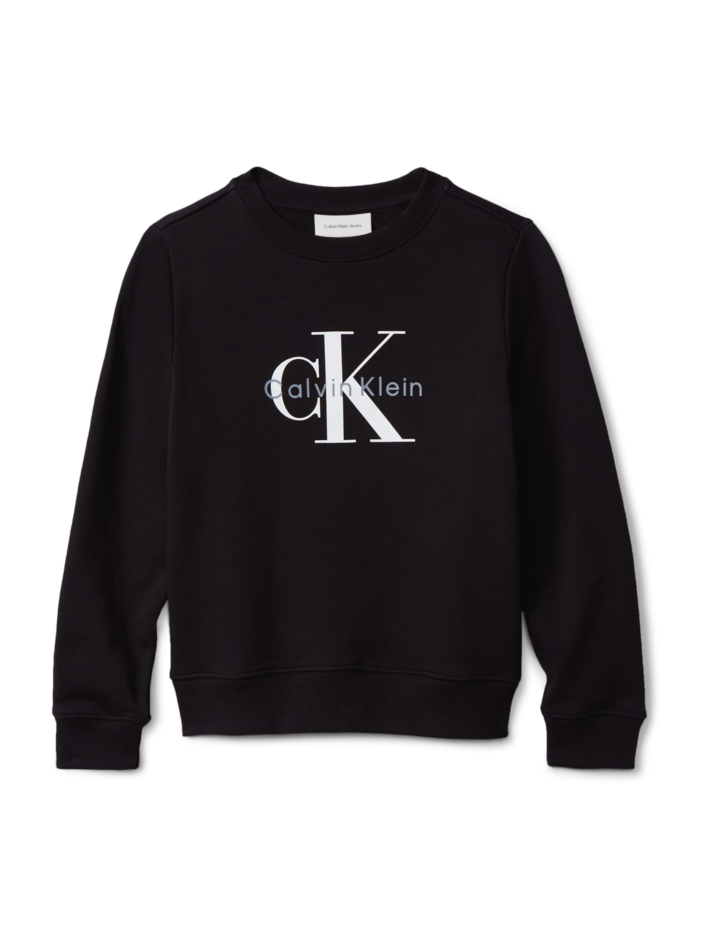 Felpa di Calvin Klein Jeans in nero: frontale