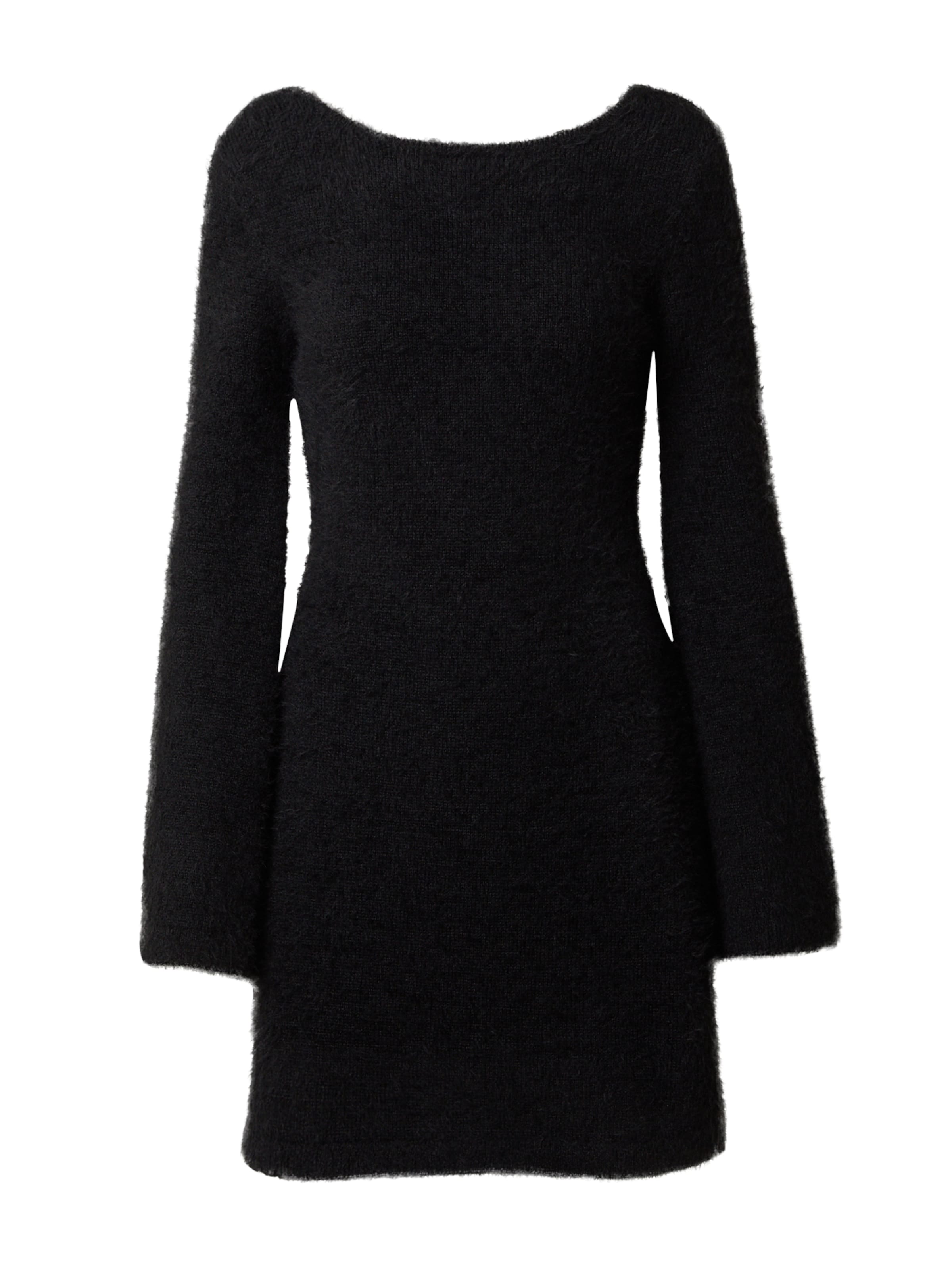 EDITED Πλεκτό φόρεμα &#x27;Felka&#x27; σε μαύρο: μπροστά